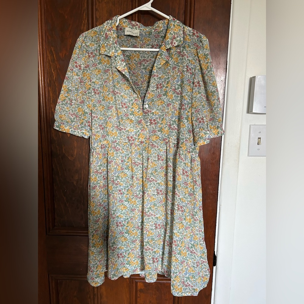 Elegant Floral Midi Dress